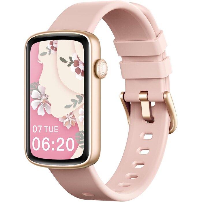 Ultradünne Smartwatch für Damen in Rosa - 30% Rabatt