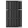 Gartentor 100x180 cm aus WPC in Grau - 38% Rabatt