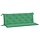 Gartenbankkissen 2er Set 150x50x7 cm Grün - 31% Rabatt