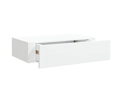 Vidaxl Wandregal mit Schublade 40x23,5 cm Weiß - 48% Rabatt