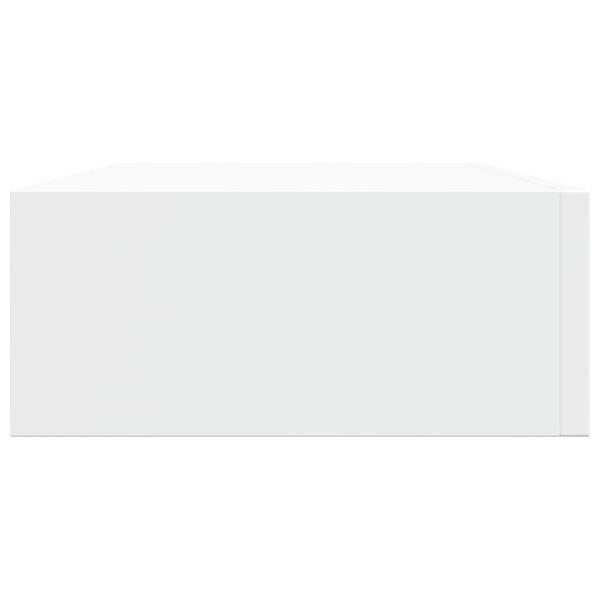 Wandregal mit Schublade 40x23,5 cm Weiß - 32% Rabatt