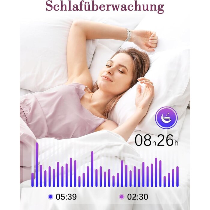 Elegante Damen Smartwatch, Starlight Gold - 30% Rabatt