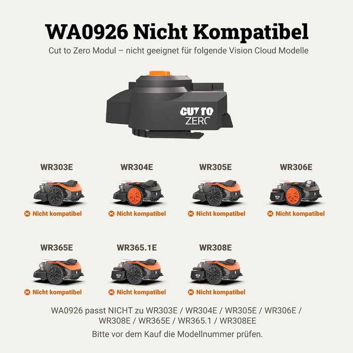 Cut-To-Edge 2.0 Modul WA0926 für Mähroboter - 34% Rabatt - Ausgepackt