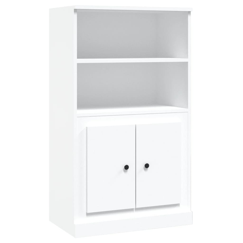 Weißer Hochschrank 60x35,5x103,5 cm - Ausgepackt - 34% Rabatt