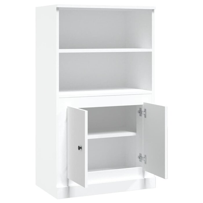 Weißer Hochschrank 60x35,5x103,5 cm - Ausgepackt - 34% Rabatt
