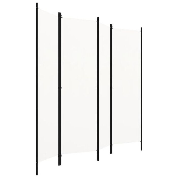 Raumteiler mit 4 Paneelen 200x180 cm Weiß - 32% Rabatt