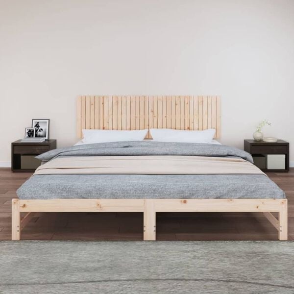 Massives Kiefernholz Wandkopfteil 204x60cm - 33% Rabatt