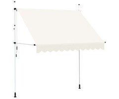 Vidaxl Manuelle Markise 250 cm Creme - 48% Rabatt