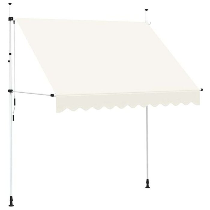 Manuelle Markise 250 cm Creme - 34% Rabatt - Ausgepackt