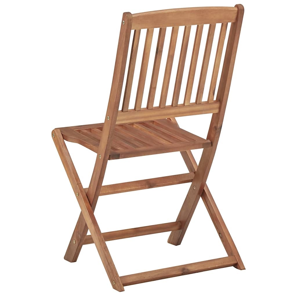 2er Set Klappbare Gartenstühle aus Akazienholz - 35% Rabatt