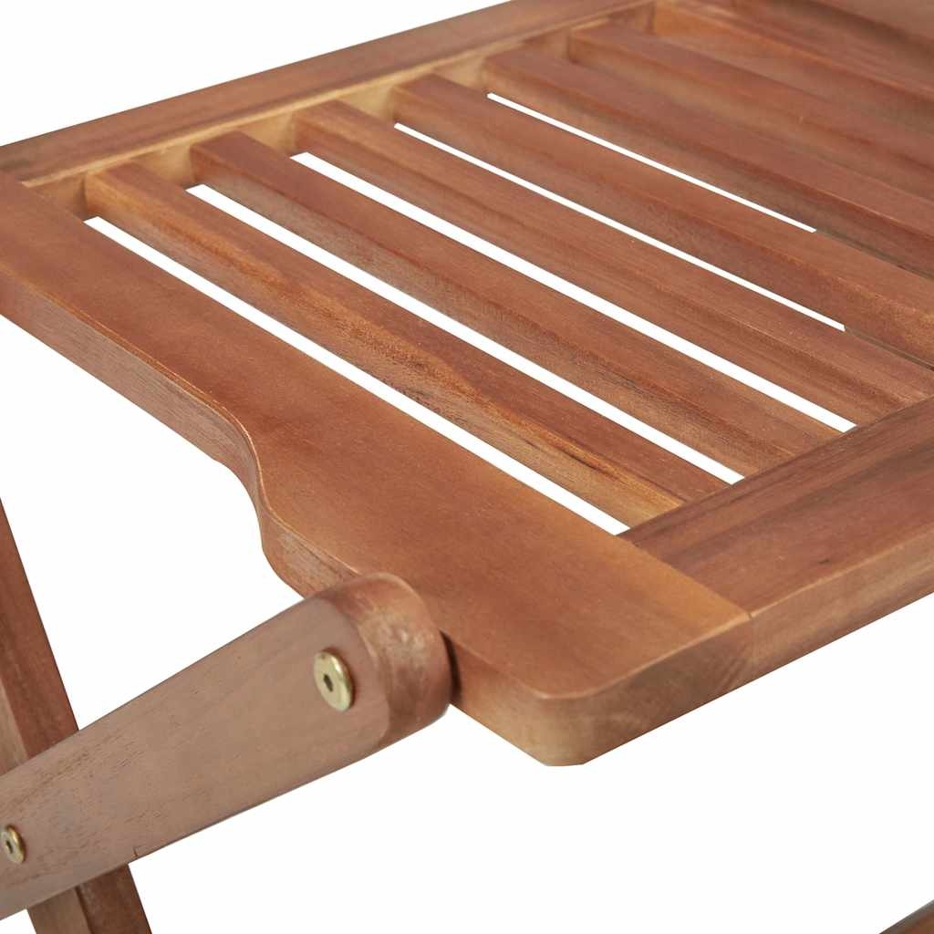 2er Set Klappbare Gartenstühle aus Akazienholz - 35% Rabatt