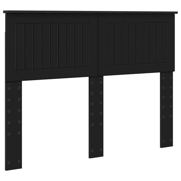 Modernes Kopfteil Schwarz Eiche 123 x 90 cm - 33% Rabatt