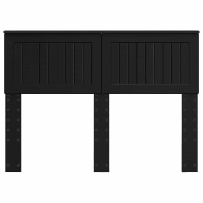 Modernes Kopfteil Schwarz Eiche 123 x 90 cm - 33% Rabatt