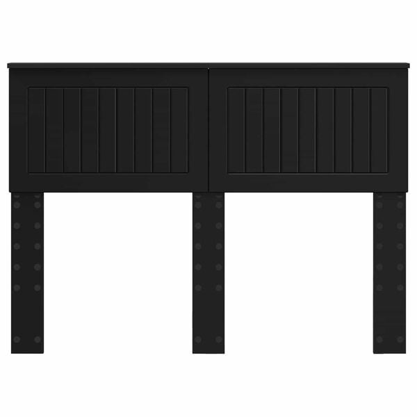 Modernes Kopfteil Schwarz Eiche 123 x 90 cm - 33% Rabatt