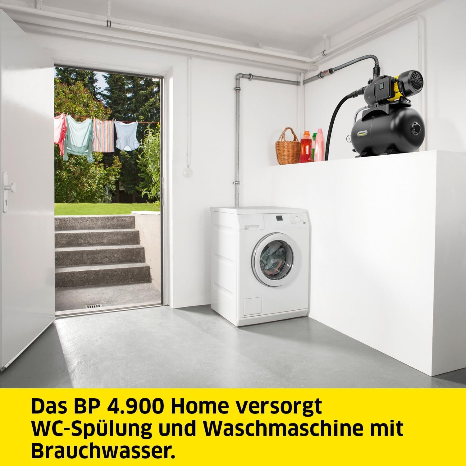 Hauswasserautomat 1150 W, 4900 l/h - 35% Rabatt - Ausgepackt
