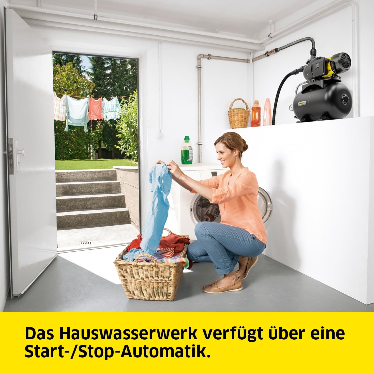 Hauswasserautomat 1150 W, 4900 l/h - 35% Rabatt - Ausgepackt