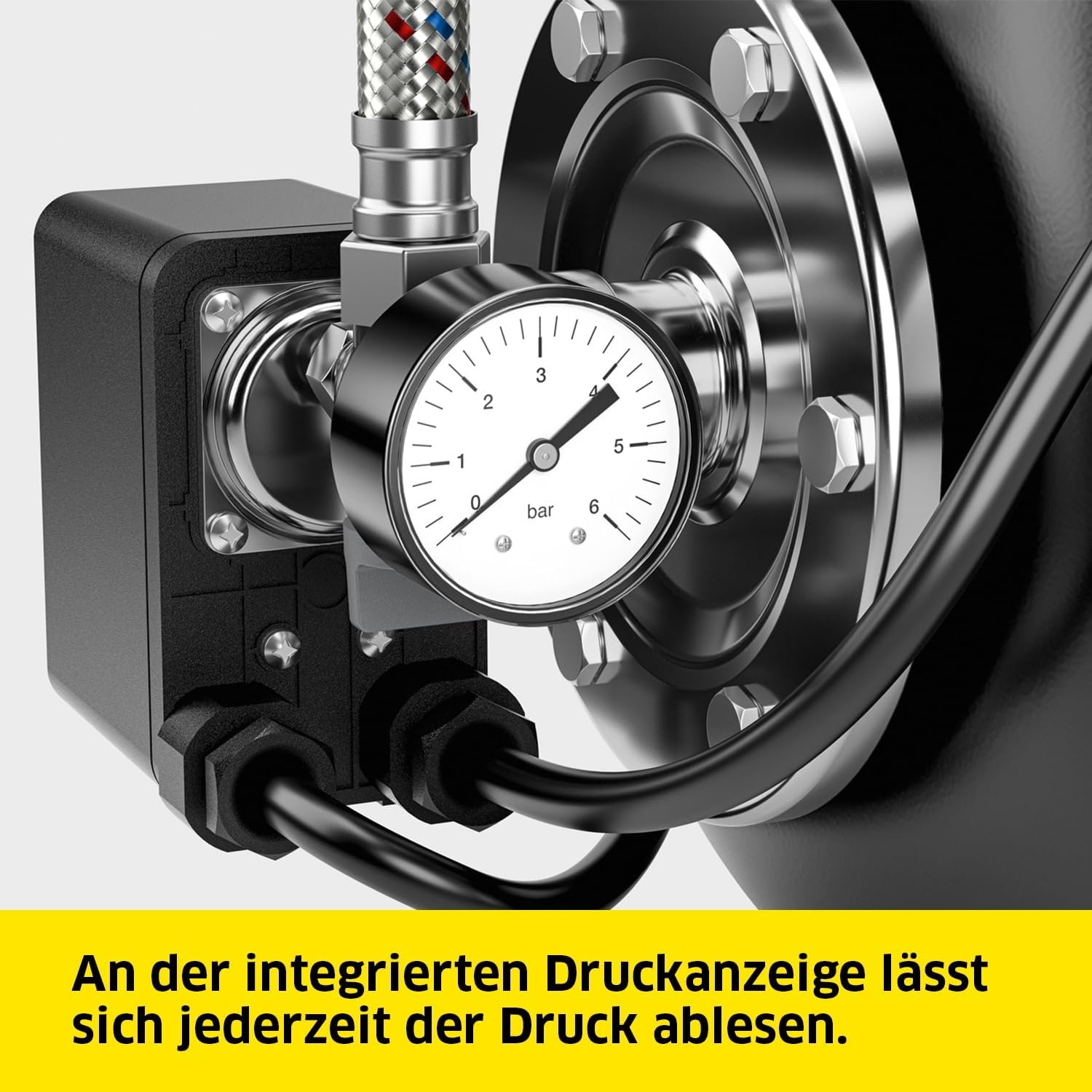 Hauswasserautomat 1150 W, 4900 l/h - 35% Rabatt - Ausgepackt