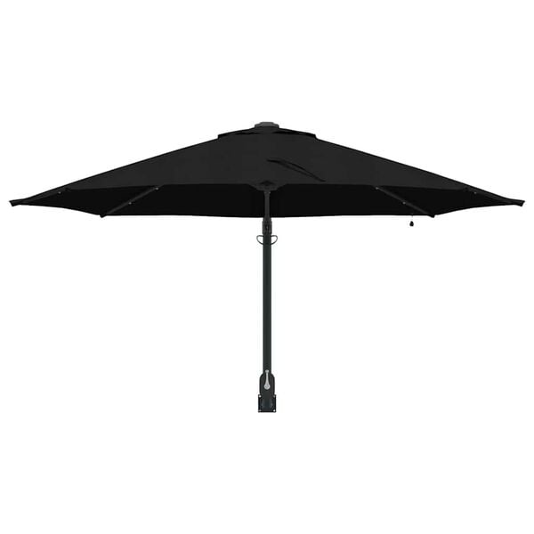 Garten-Ampelschirm mit LED 248x248cm Schwarz - 34% Rabatt