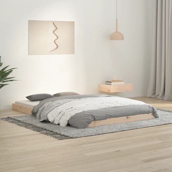 Vidaxl Massivholzbett Kiefer 120x190 cm - 34% Rabatt - Ausgepackt & Neuwertig