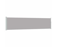Vidaxl Ausziehbare Seitenmarkise 120x500 cm Grau - 51% Rabatt