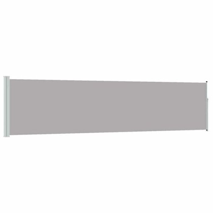 Ausziehbare Seitenmarkise 120x500 cm Grau - 34% Rabatt