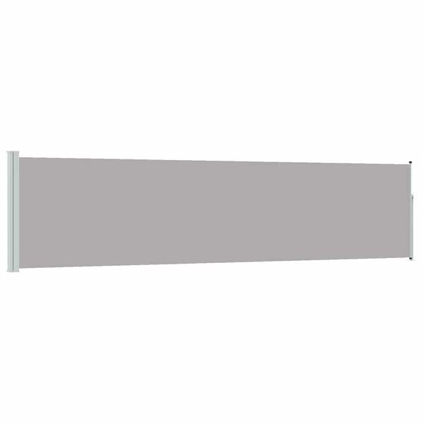 Ausziehbare Seitenmarkise 120x500 cm Grau - 34% Rabatt