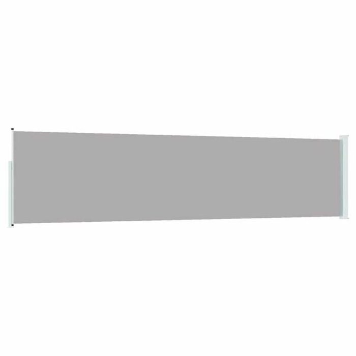 Ausziehbare Seitenmarkise 120x500 cm Grau - 34% Rabatt