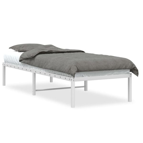 Metallbettgestell Weiß 80x200 cm - 34% Rabatt