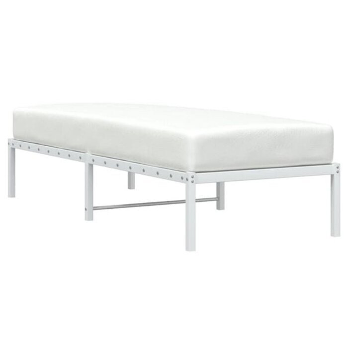 Metallbettgestell Weiß 80x200 cm - 34% Rabatt