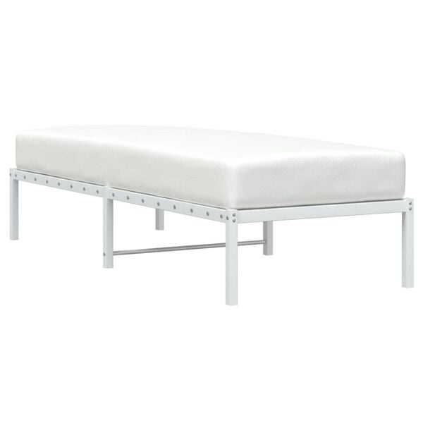 Metallbettgestell Weiß 80x200 cm - 34% Rabatt