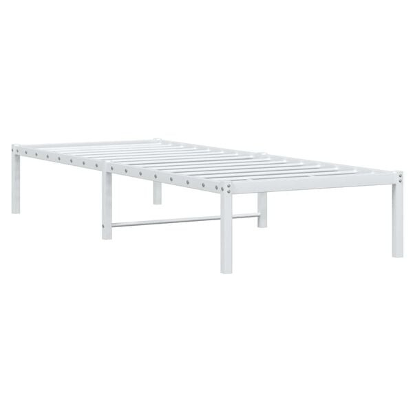 Metallbettgestell Weiß 80x200 cm - 34% Rabatt