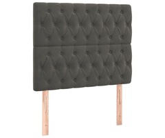 Vidaxl 2er-Set Bettkopfteil Samt Dunkelgrau 100x78/88cm - 44% Rabatt
