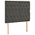 Bettkopfteil Set 2er-Pack Dunkelgrau Samt 100x78cm - 33% Rabatt