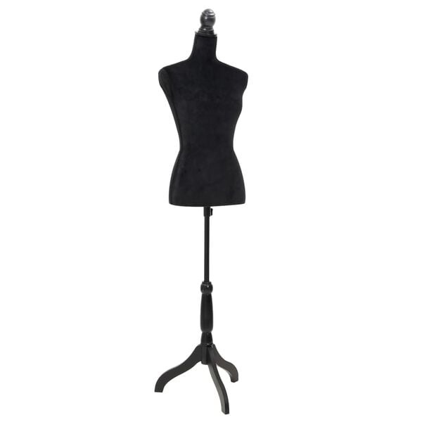 Damen Schneiderpuppe Torso schwarz, höhenverstellbar - 34% Rabatt