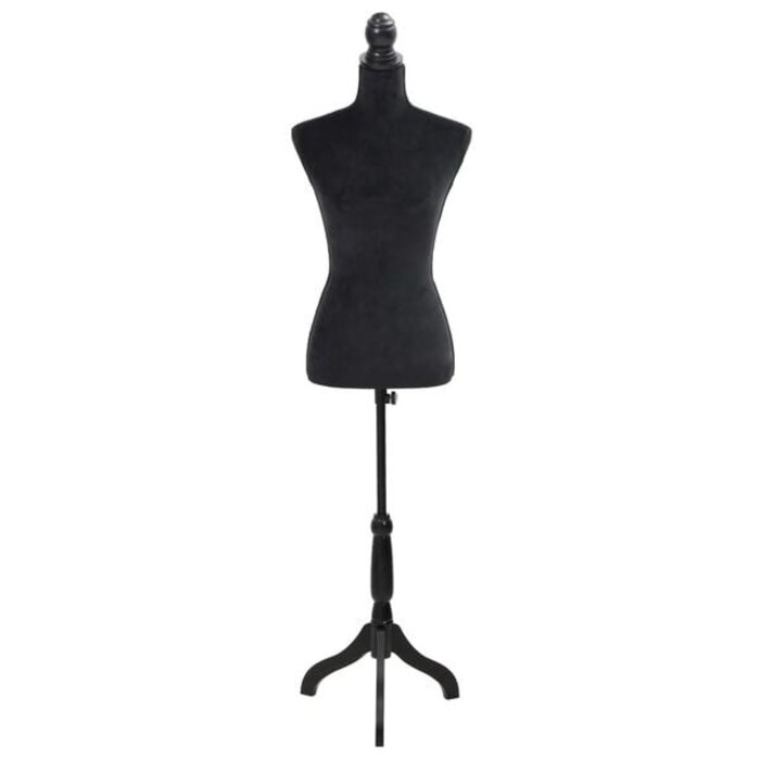 Damen Schneiderpuppe Torso schwarz, höhenverstellbar - 34% Rabatt