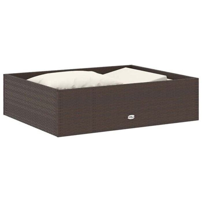 Gemütliches Poly-Rattan Loungeset 2-teilig Braun - 35% Rabatt