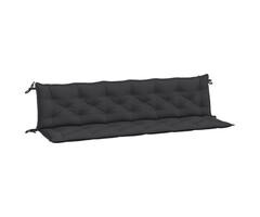 Vidaxl Gartenbankauflagen 2er Set 200x50x7 cm Schwarz - 45% Rabatt