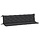 Gartenbankauflagen 2er Set 200x50x7 cm Schwarz - 33% Rabatt