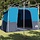 Campingzelt für 4 Personen, blau, 280x220cm - 34% Rabatt