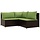 3-tlg. Garten-Loungeset Polyrattan Braun - 35% Rabatt