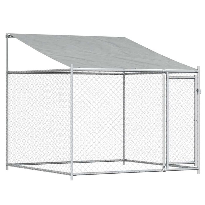Vidaxl Großer Hundezwinger 2x2x2m verzinkter Stahl - 37% Rabatt