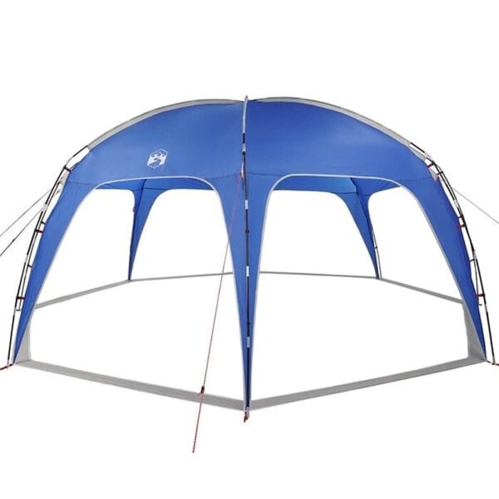 Großes Partyzelt 618 x 618 cm Azurblau - 35% Rabatt