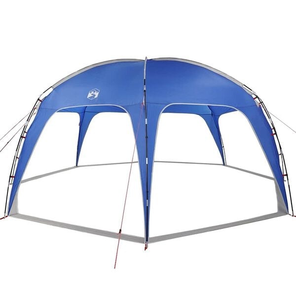 Großes Partyzelt 618 x 618 cm Azurblau - 35% Rabatt