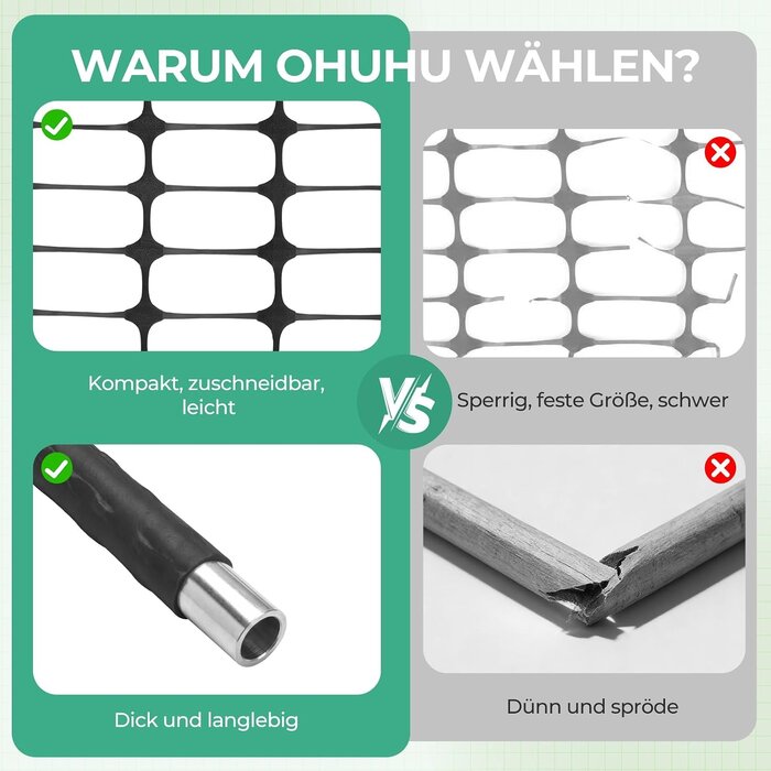 Amazon Mobiler Maschendrahtzaun 30m x 1m mit 25 Pfosten - Schwarz - 33% Rabatt
