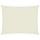 Rechteckiges Sonnensegel 3x6 m in Creme - 33% Rabatt