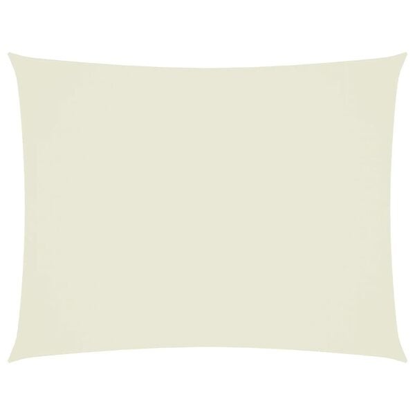 Vidaxl Rechteckiges Sonnensegel 3x6 m in Creme - 33% Rabatt