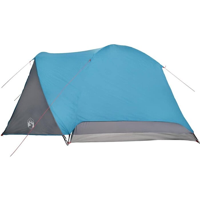 Vidaxl 4-Personen Campingzelt mit Vordach, Blau - 34% Rabatt