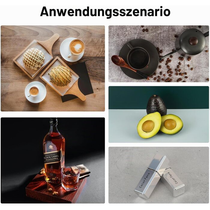 Foto-Hintergrundset 30x40 cm für Produktfotos - 33% Rabatt