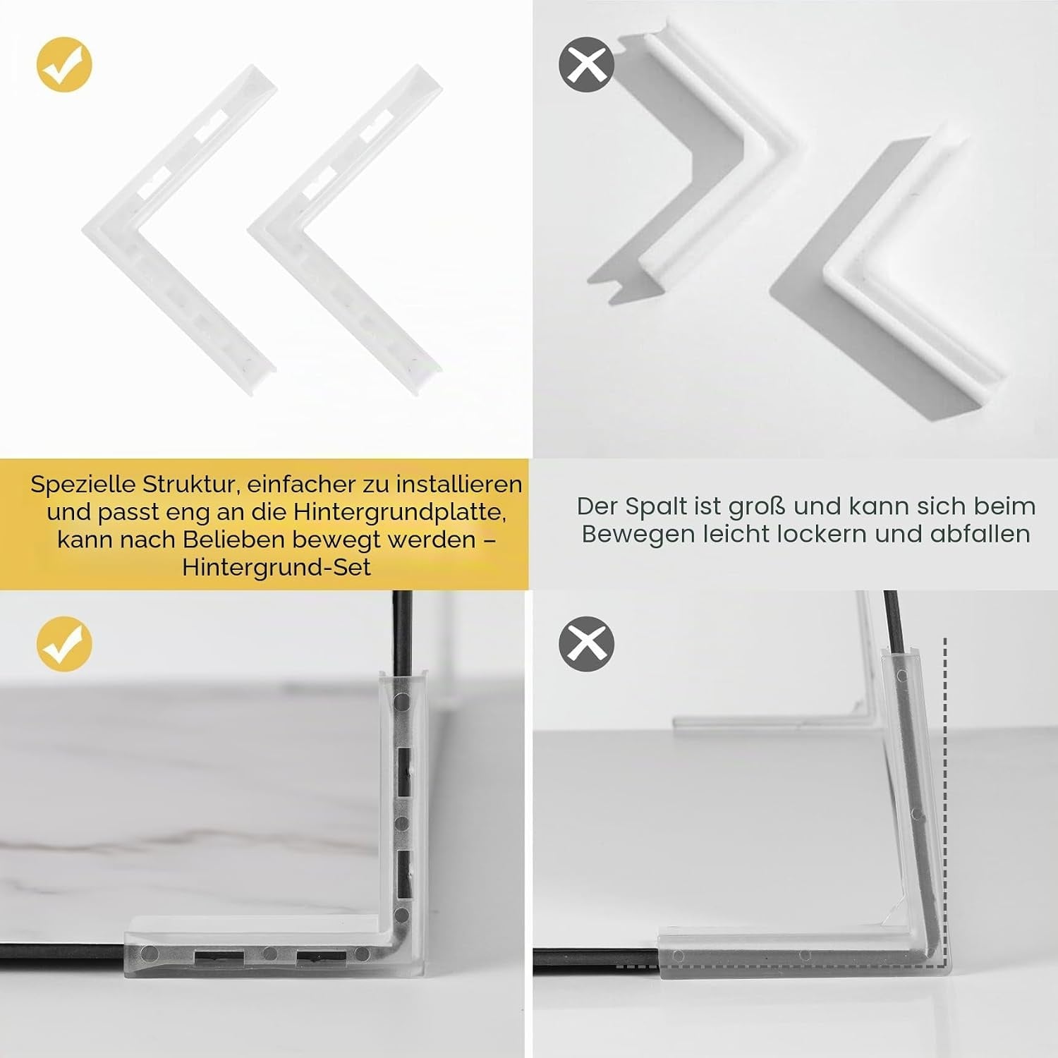 Foto-Hintergrundset 30x40 cm für Produktfotos - 33% Rabatt