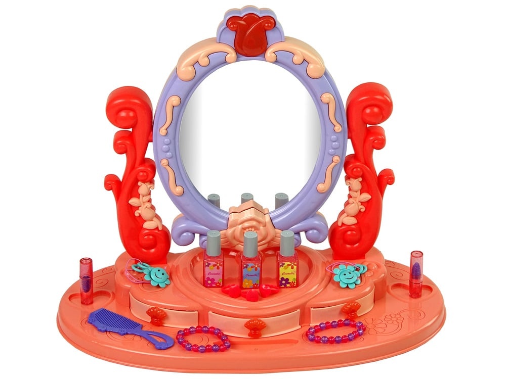 Kinderschminktisch Pink mit Licht & Sound - 32% Rabatt - Wie neu